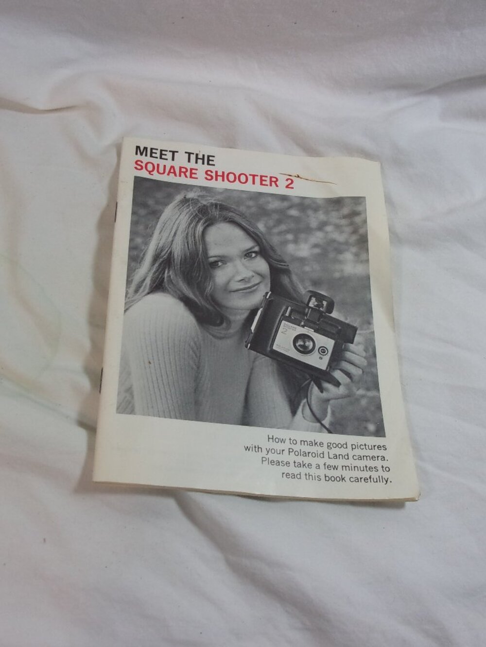 VINTAGE POLAROID SQUARE SHOOTER 2 BOOK/MANUAL